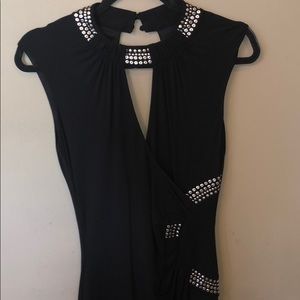 Black Caché cocktail dress